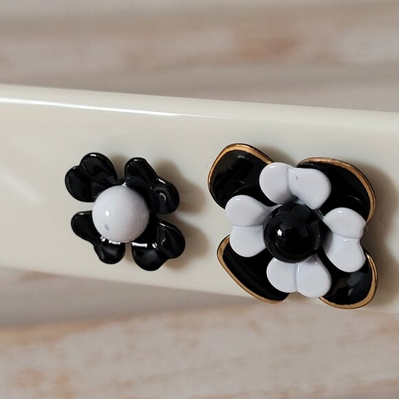 Authentic White Prada Glasses/Frames with Black Floral Details -Model VPR07Q - Picture 10 of 10